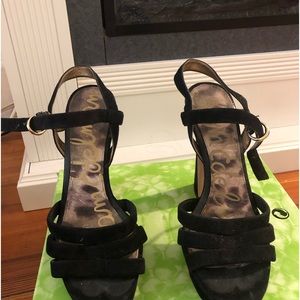Sam Edelman 5-inch heel suede sandal